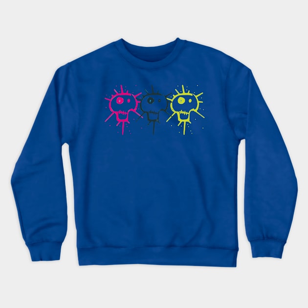 Triple Boosh Tribute - Eye Voodoo Crewneck Sweatshirt by eyevoodoo